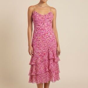 Ann Taylor • Silk Floral Dress